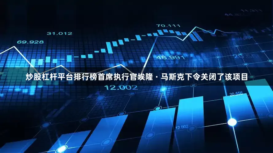 炒股杠杆平台排行榜首席执行官埃隆 · 马斯克下令关闭了该项目